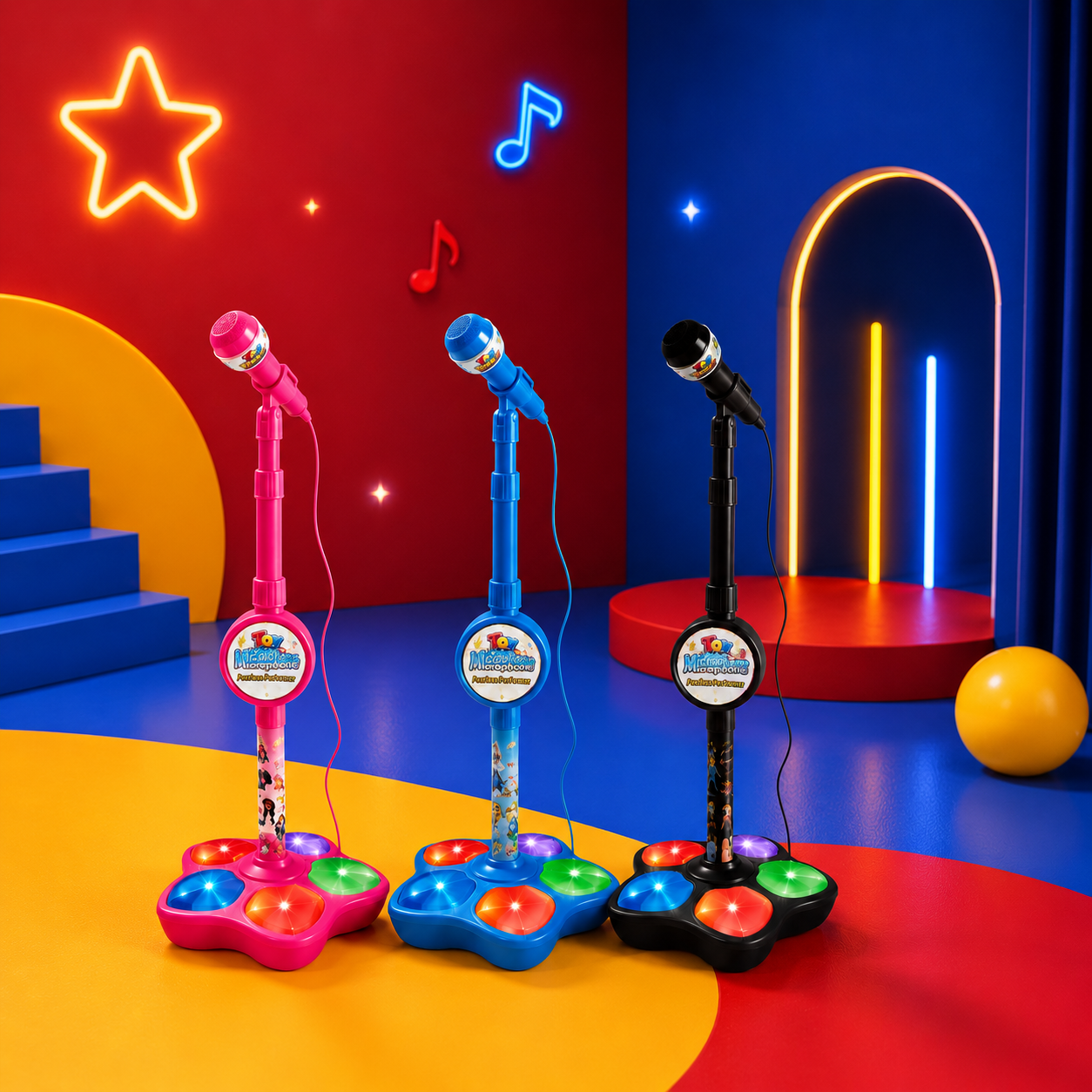 ToyVault™ Kids Karaoke Microphone